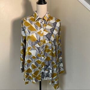 Comfy Women’s Oversized Tunic Top Long Sleeve Size XS High Low Hem Oversize Boho